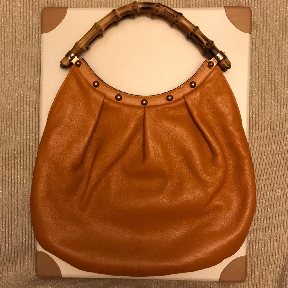 Gucci bag with bamboo handles